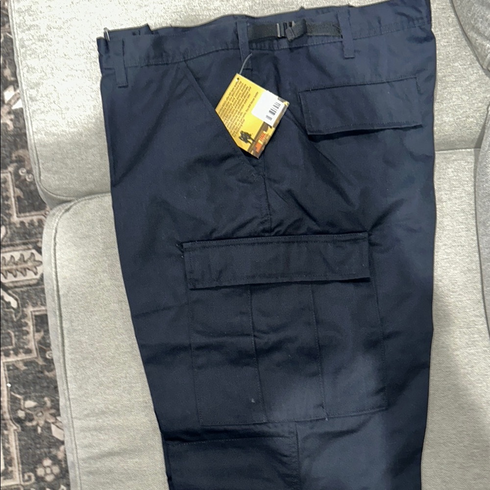 Navy Cargo Pants